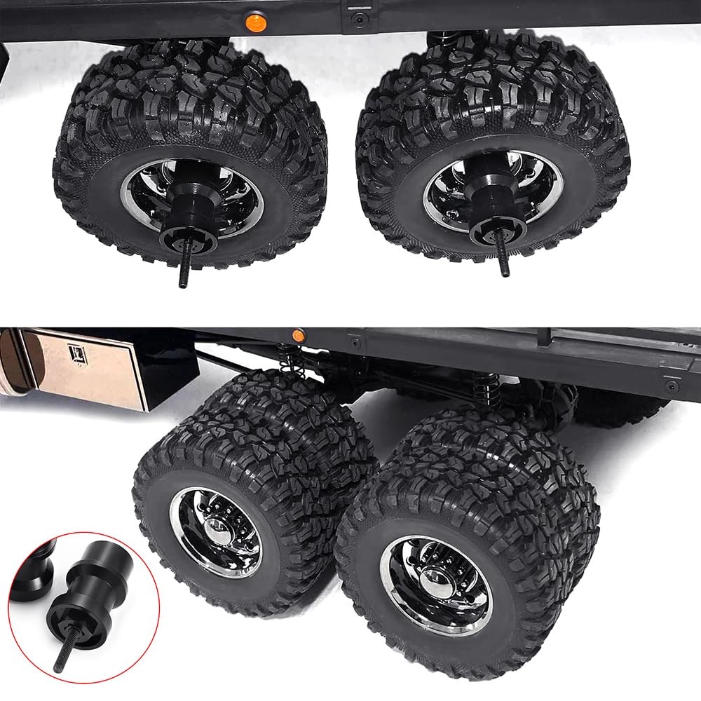 MORLORDY RC Dually Conversion Kit - Single Wheel to Two 1/10 Scale