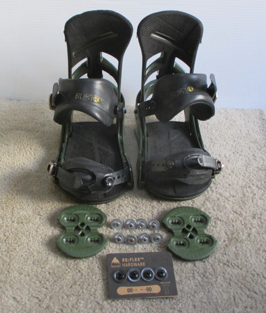 Burton Mission Re:Flex Snowboard Bindings Size Small