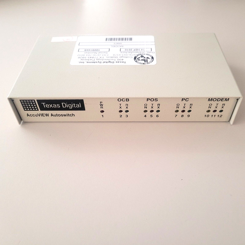 Texas Digital Accuview AutoSwitch Model:103973 Tested Working