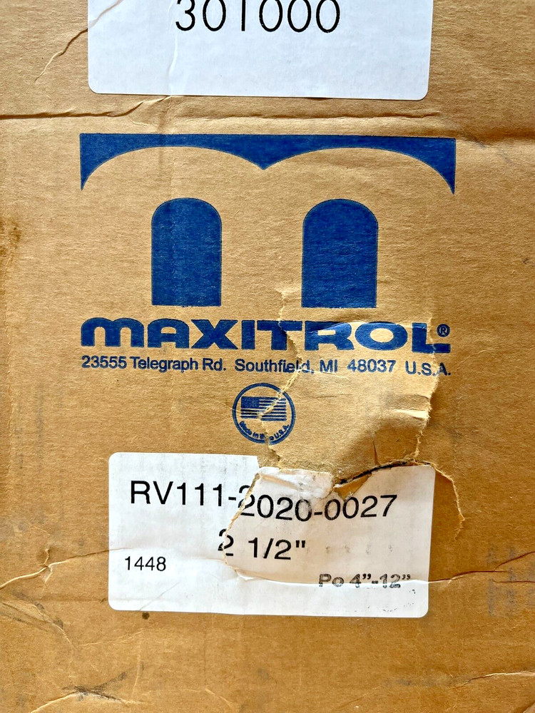 MAXITROL RV111-2020-0027 REGULATOR