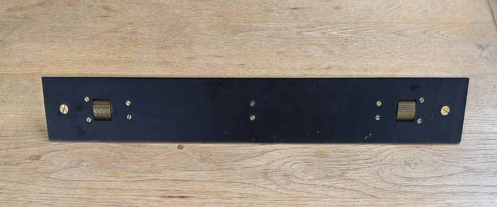 Parallel Rolling Ruler 18" W H Harling of London Solid Brass Draughtsman's Ruler