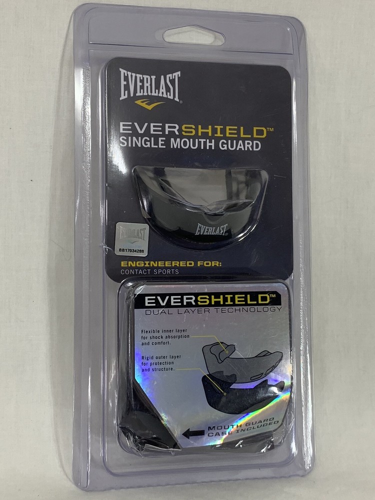 EVERLAST EverShield Single Mouth Guard #1400000 w/Storage Case