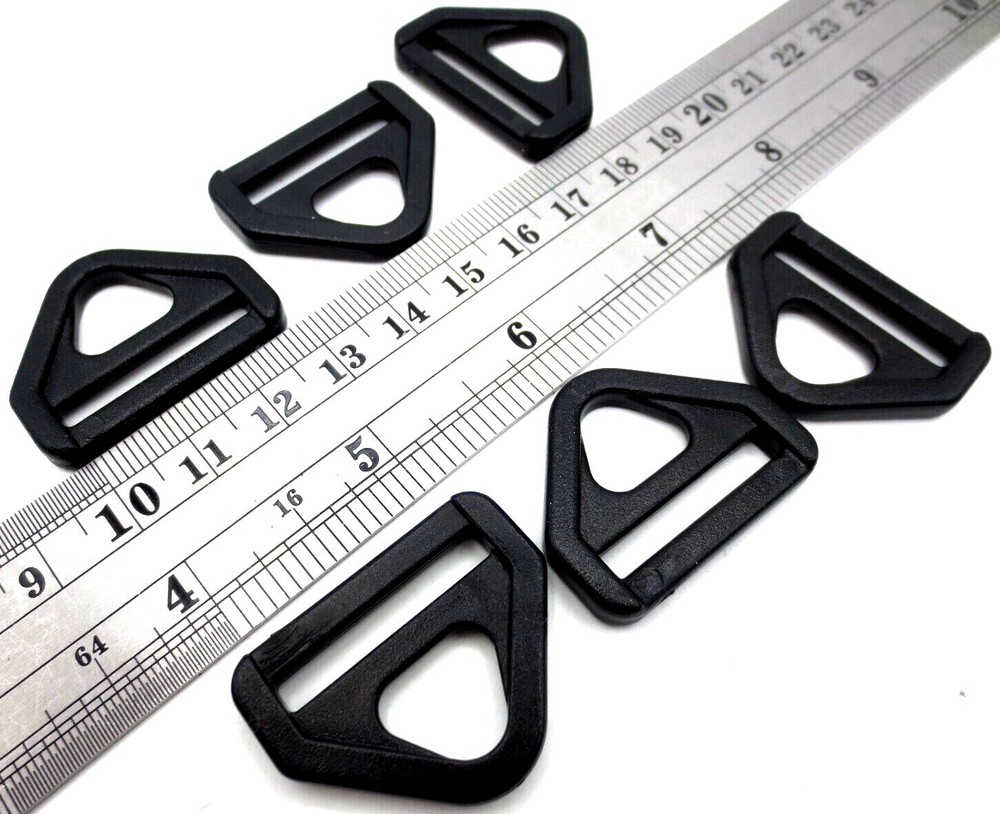 D-Ring Triangle Bar Fits 25mm 1" Webbing Strap For Sling Bag Vest Pack DURABLE!