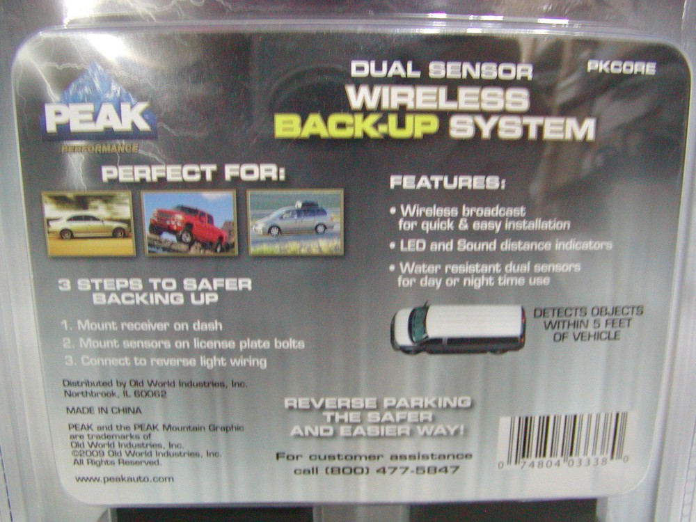 (1) NEW Peak PKCORE Wireless Backup System Sealed Packaging Sensor