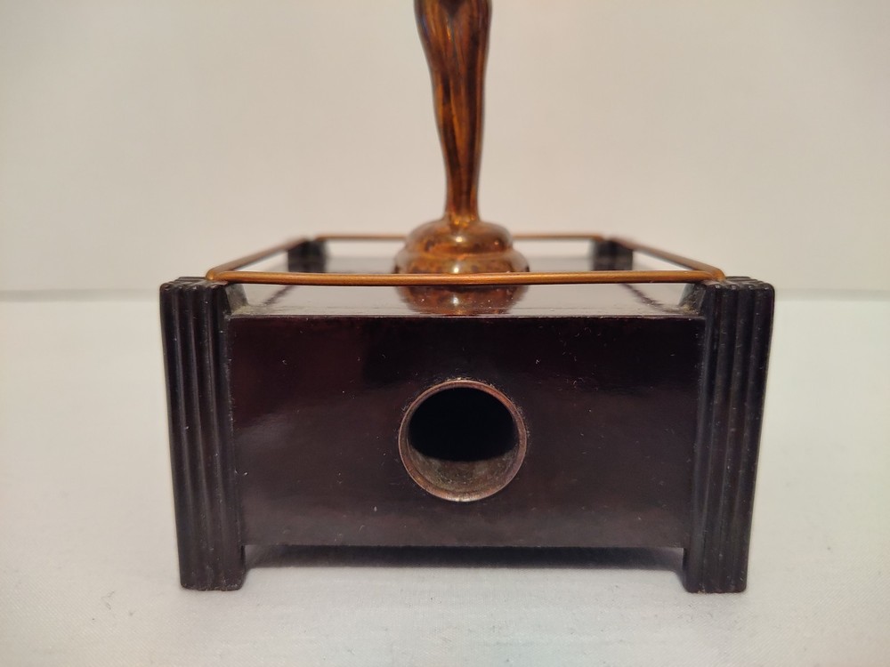 Dunhill Parker Silent Flame Aphrodite Table Lighter Untested Missing The Wand