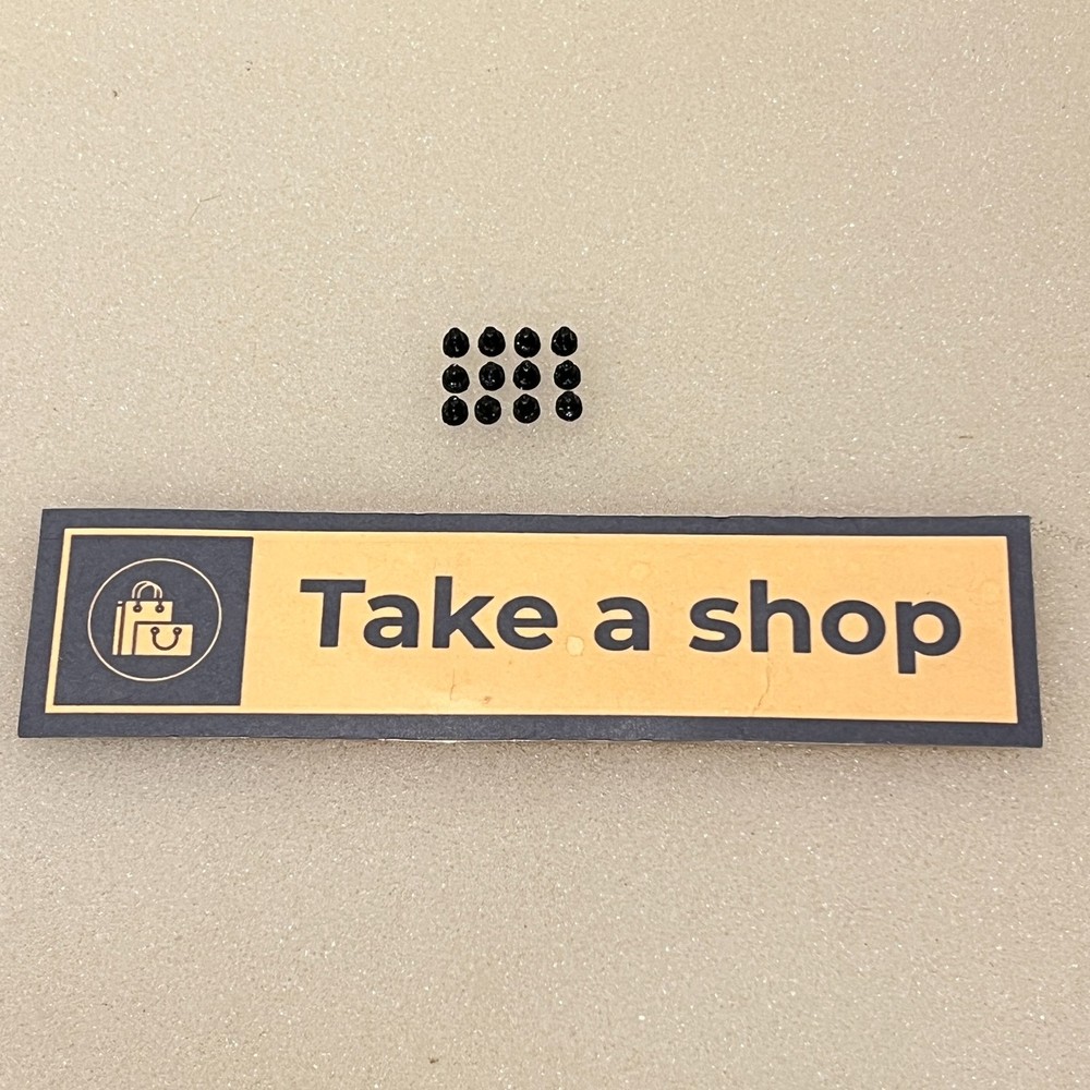 Technics SL-1600,1700 replacement dustcover cushion component 3D printing 12pcs