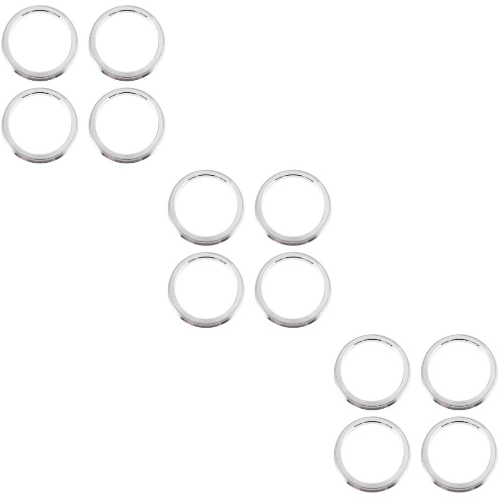 3 Pack Car Exterior Decorations Hub Rings Center Bore Adapter Centric