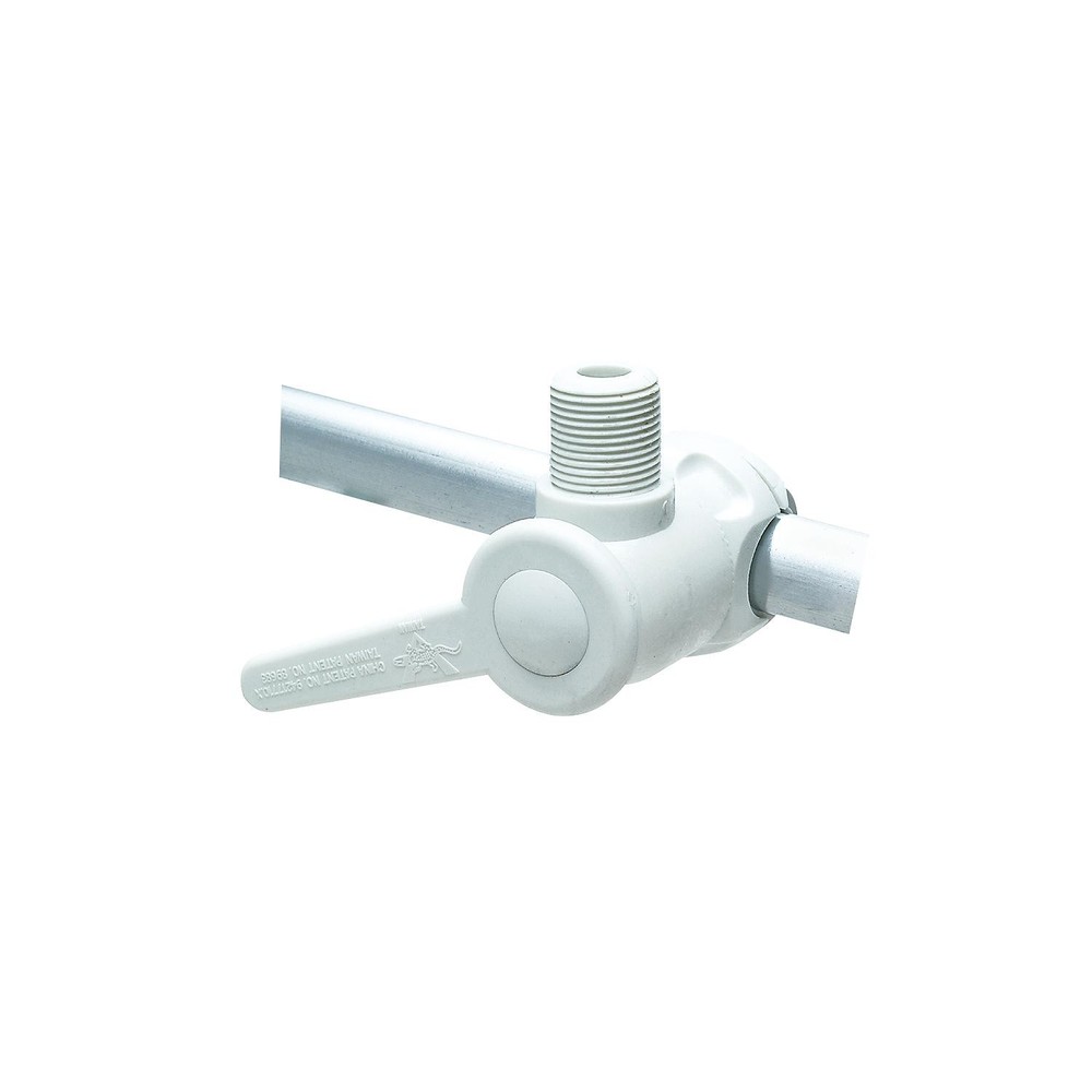 Seachoice 19561 Nylon Antenna Rail Mount White