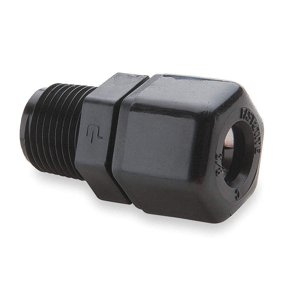 PARKER P8MC8 Connector,Polypropylene,CompxM,1/2In 2ZTG6