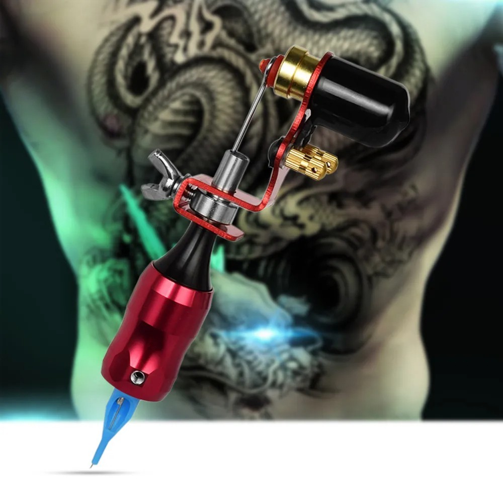Complete Rotary Tattoo Machine Kit Shader Liner Assorted Set PowerSupply Needle