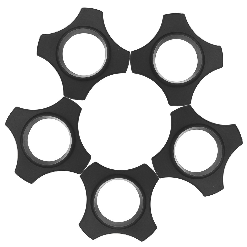 Microphone Anti-Roll Rubber Rings, 5 Pack & 1.4 x 2.9" & Black