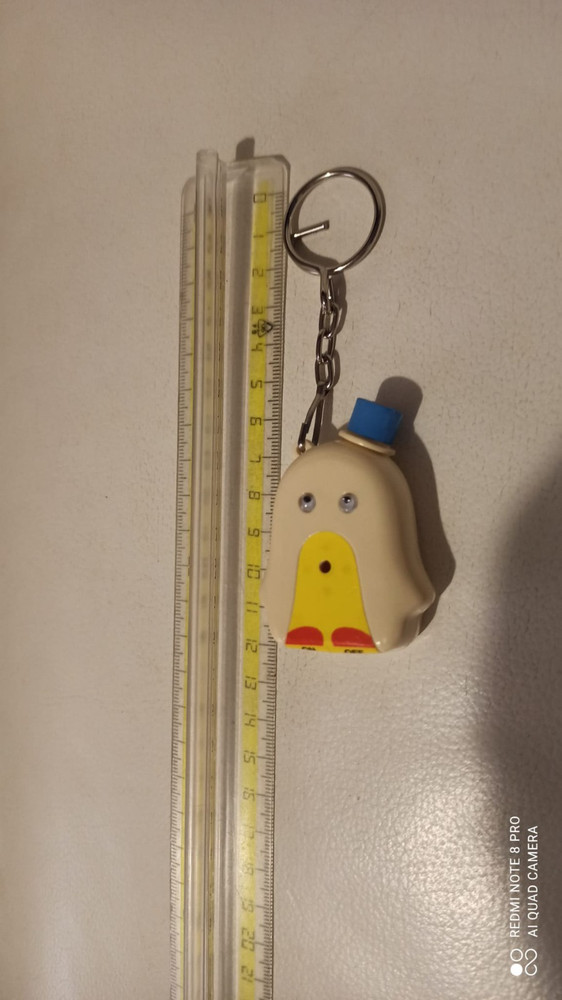 FUNNY GHOST KEYCHAIN PHOTO HOLDER