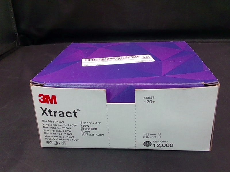 3M 66527 Xtract Sanding Disc 6"x 5/16" Grit 120+