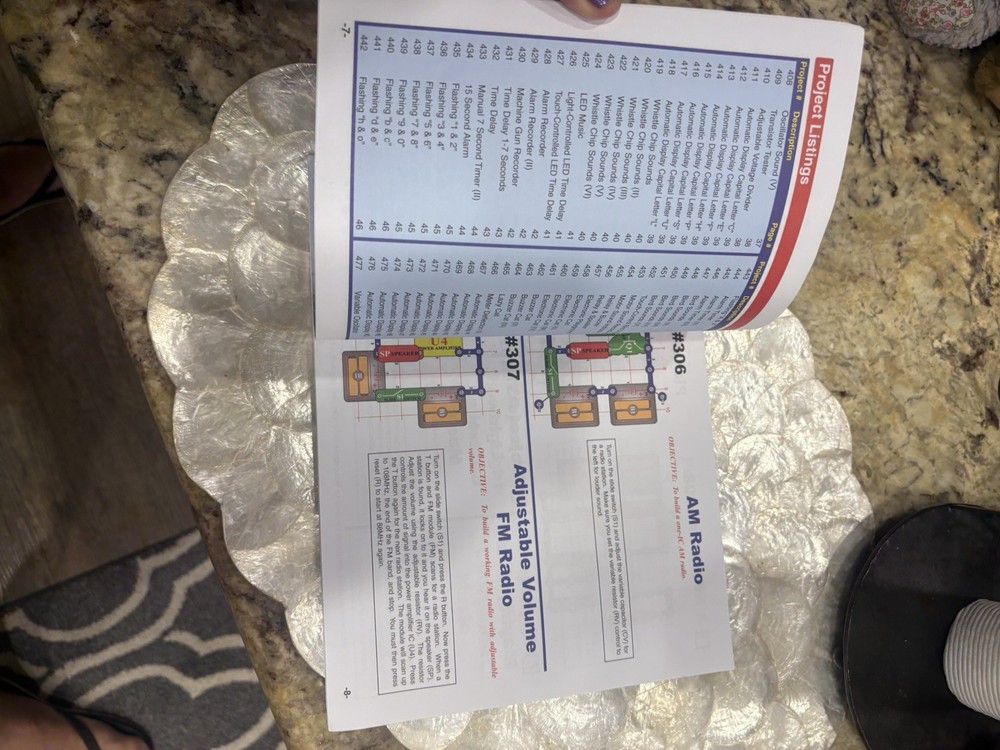 2012 Elenco Snap Circuits Instruction Manual Book Only Projects 306-511