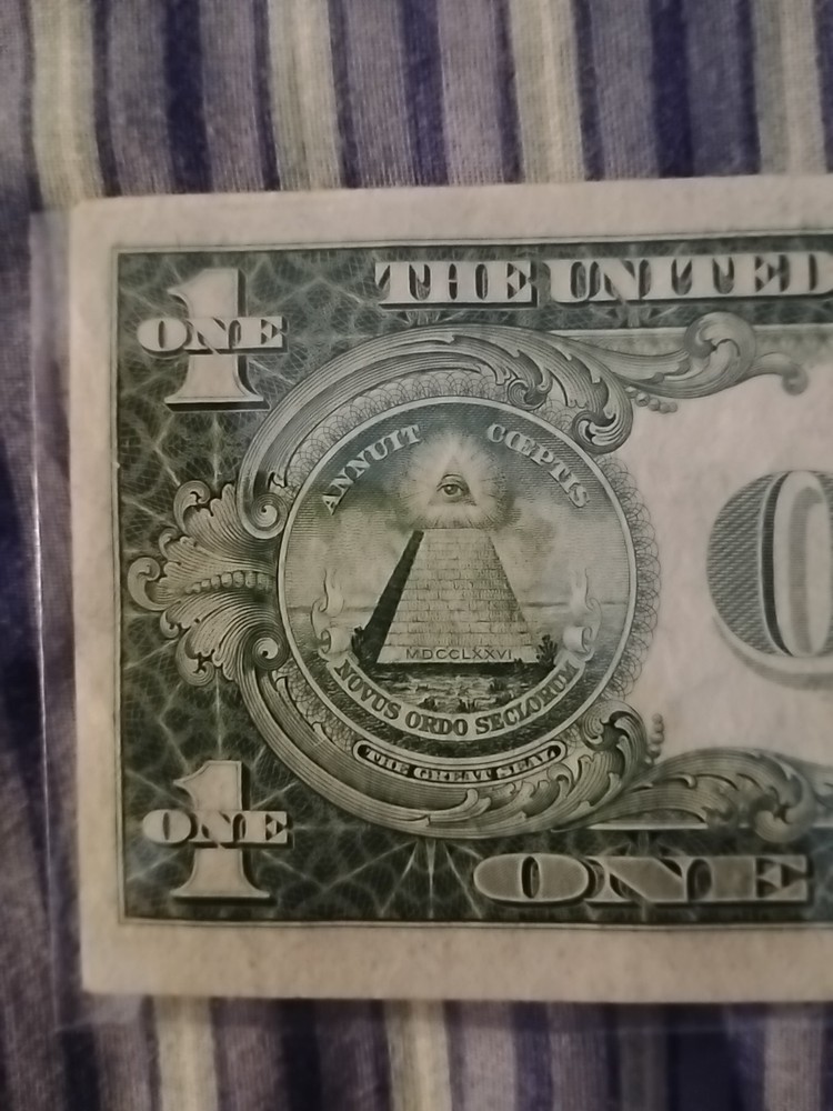 1935 E United States $1 Silver Certificate Circulated Banknote ERROR Misprint