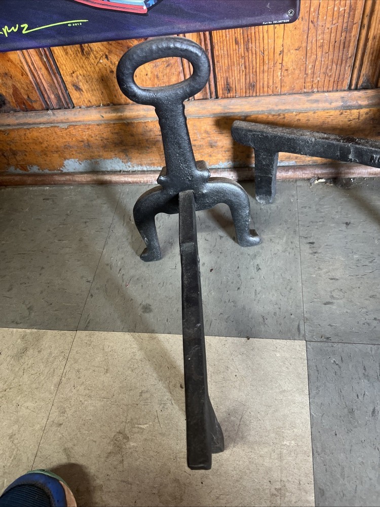 Vintage Fireplace Wood Holder Set