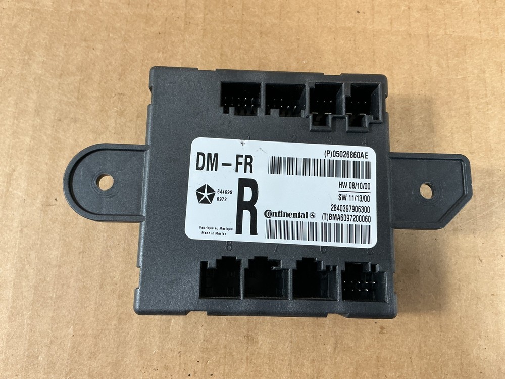 2008-2016 Dodge Grand Caravan Front Right Door Power Electric Control Module OEM