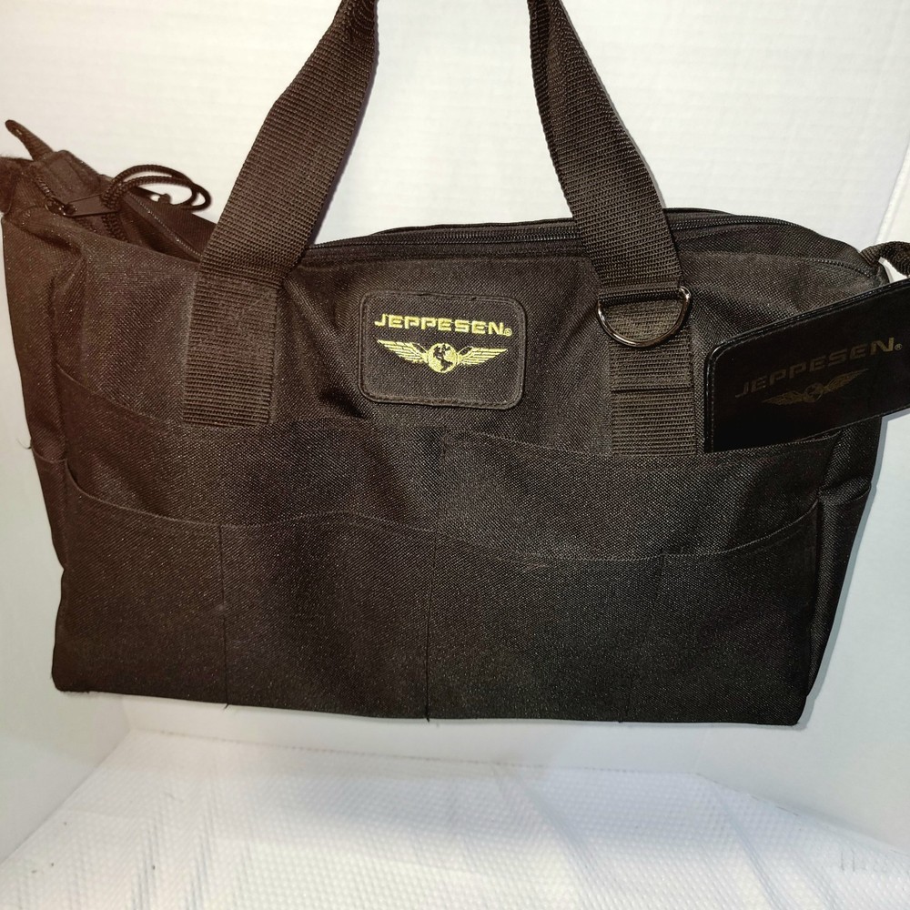 Jeppesen Flight Bag w Flight Tag Pilot or Student Aviator Headset Flight Tools