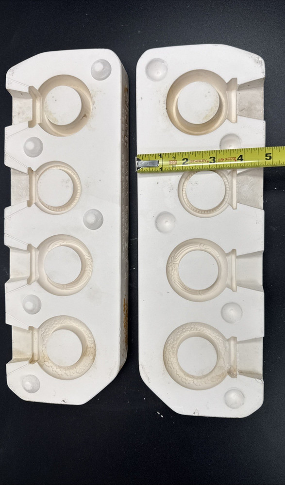 Sittre Ceramic 24 Assorted Napkin Rings Slip Casting Ceramic Mold 2 Piece