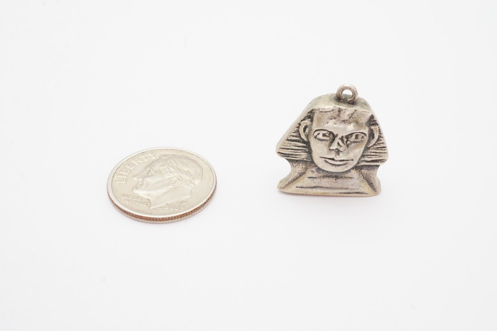 Vintage 800 Silver Sphynx Egyptian Charm