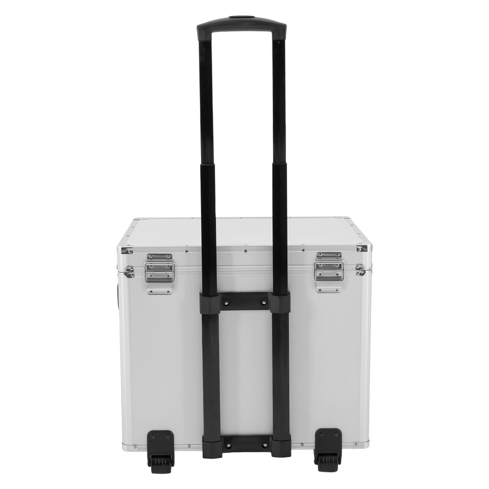 Locking Mobile Business Case, Aluminum Alloy File Lock Box, Hand pull File Case