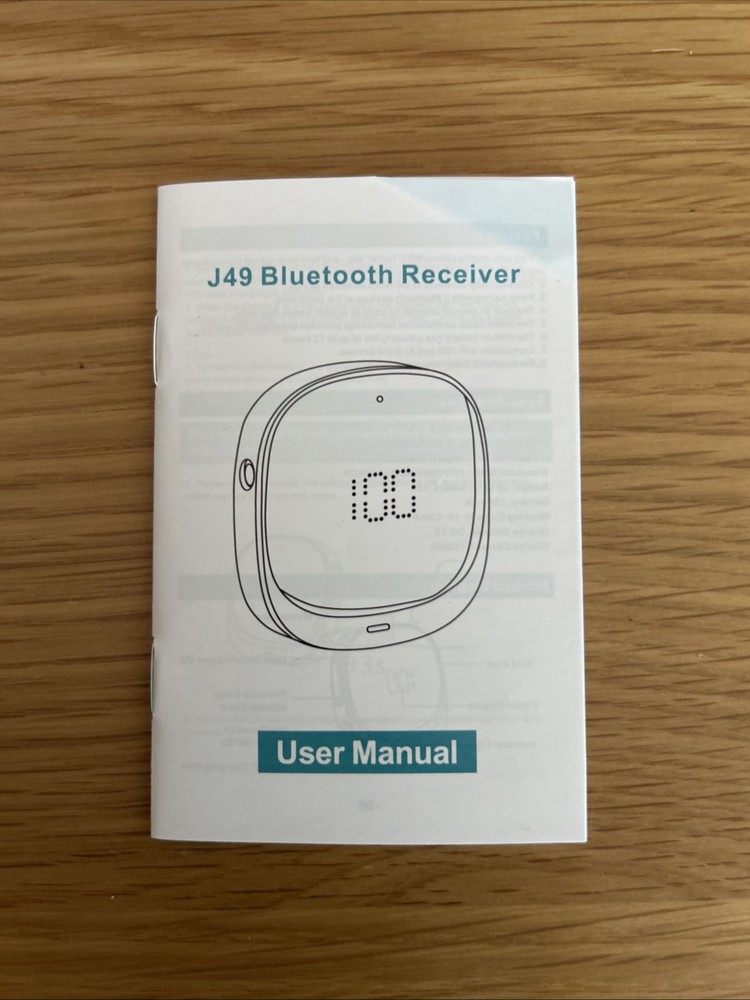 AUX Bluetooth Adapter for Car, [LED Screen] Bluetooth 5.3 Receiver for Speaker