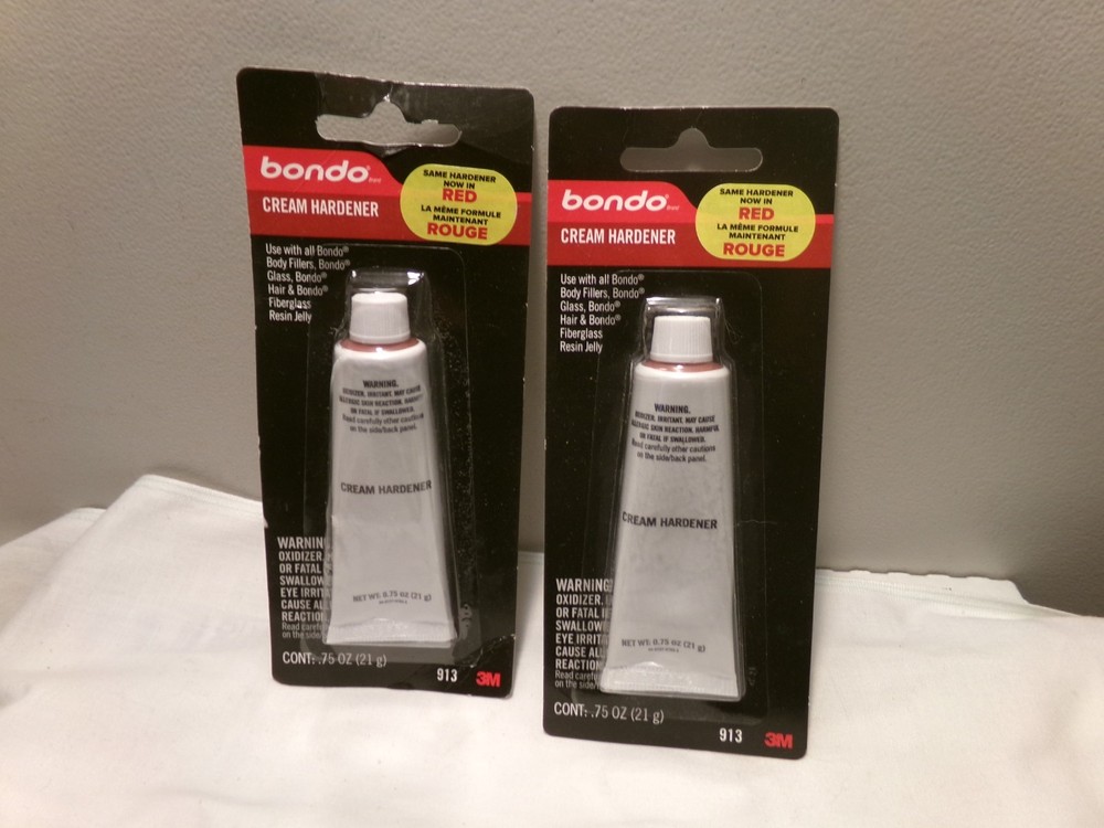 2 Bondo Cream Hardeners .75 oz. each