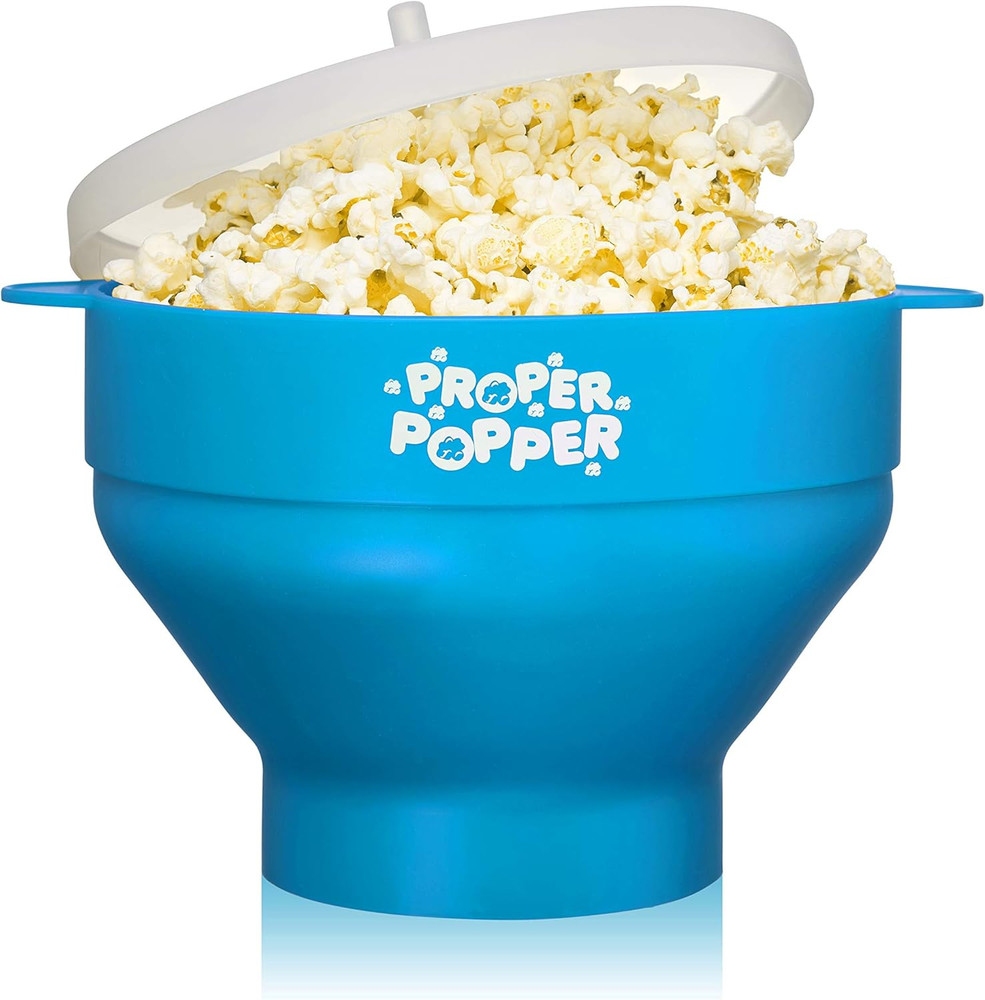The Original  Microwave Popcorn Popper, Silicone Popcorn Maker, Collapsible