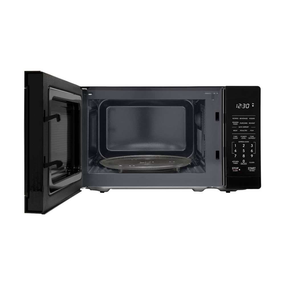 Compact Countertop Microwave Oven with Removable 10 Carousel Turntable, 700 Watt