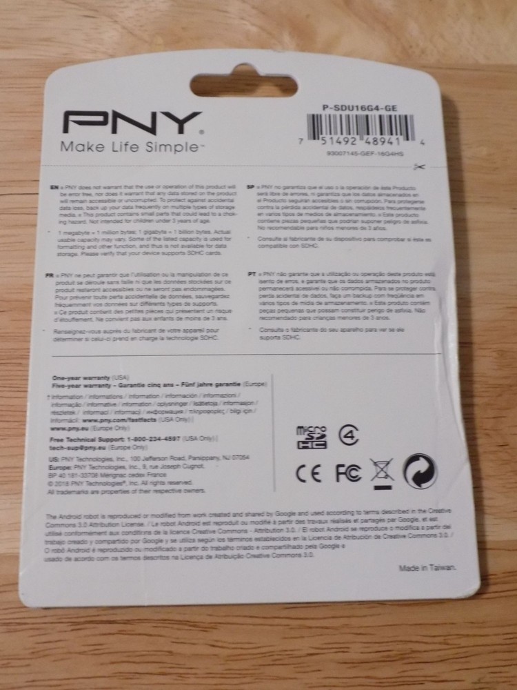 PNY Professional 16GB Micro SDHC Card