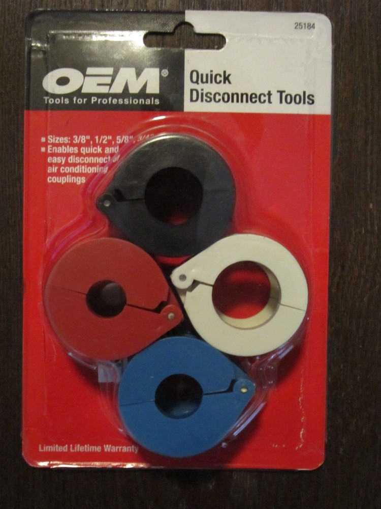OEM A/C Quick Disconnect Tools - Air Conditioning Spring Lock Coupling Tools