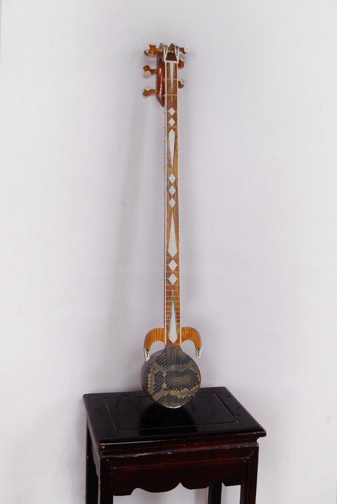 7-String Snake Skin Uyghur Rebab