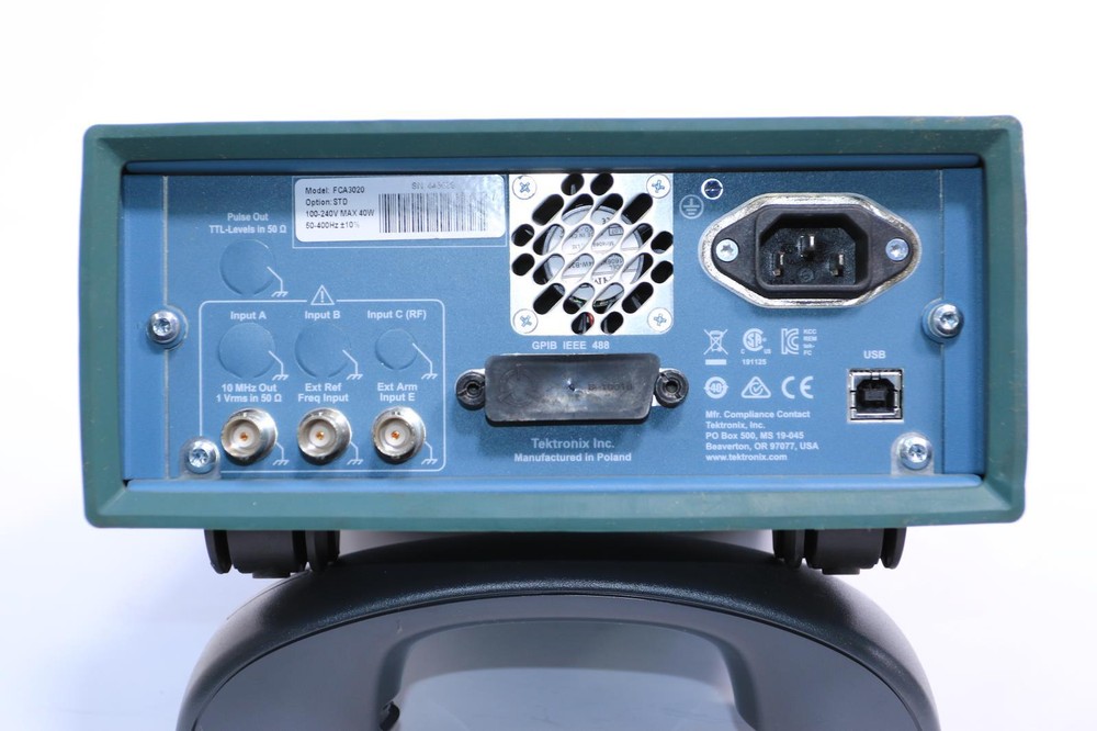 Tektronix FCA 3020 timer counter analyzer 20 GHz opt 14B