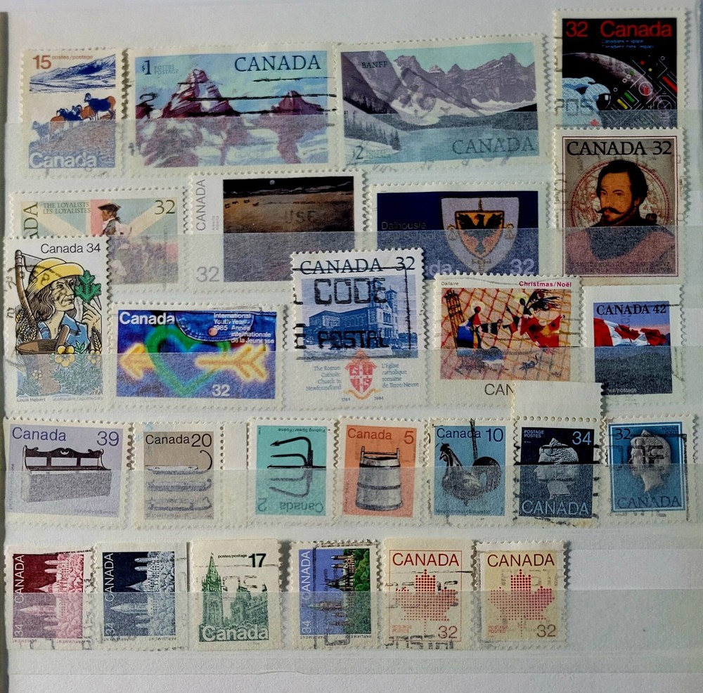 Canada, from 1870, 77 used stamps, comb. shipping.