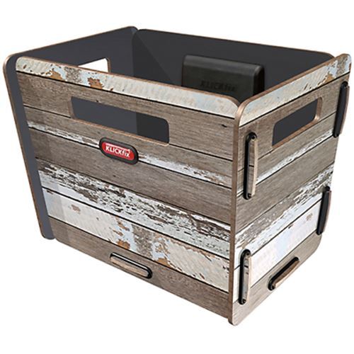 Radkiste 1 handlebar basket - planke by KLICKfix