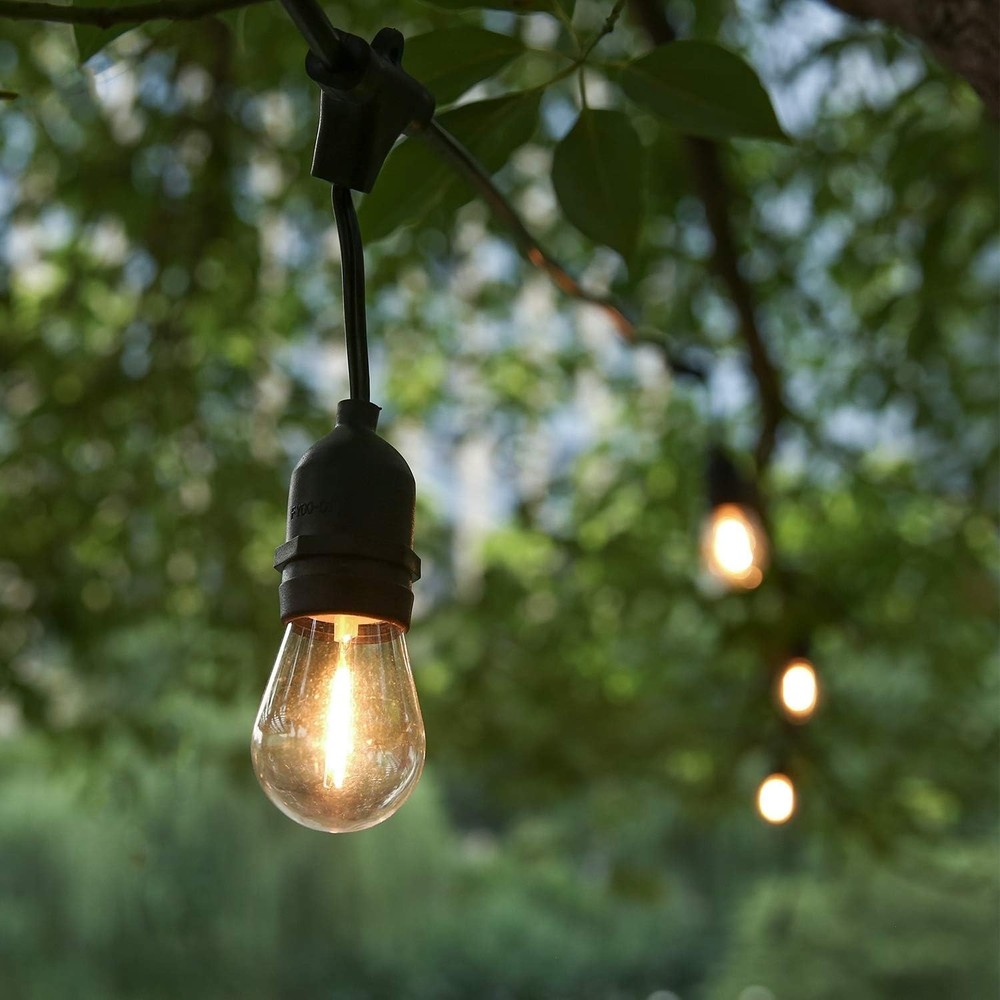 Waterproof S14 LED Light Bulbs Outdoor String Lights Replacement E26 Base 15Pack