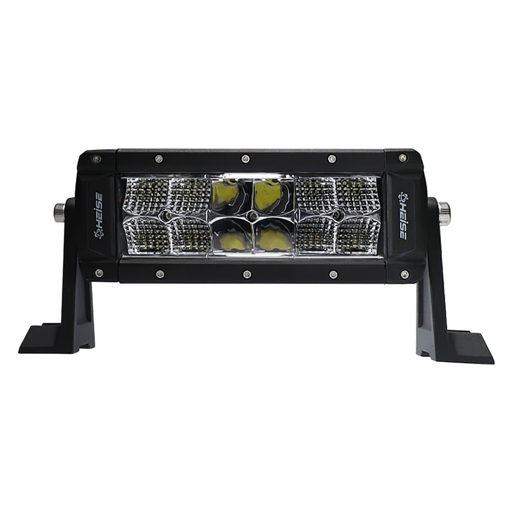 HEISE Dual-Row High Output Lightbar - 8 Inch, 12 LED
