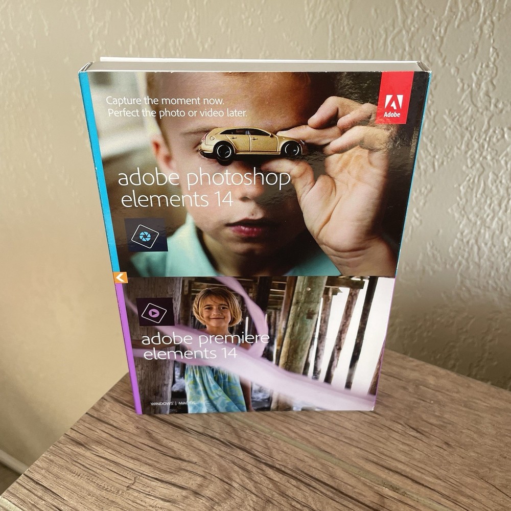 Adobe Photoshop Elements 14 & Premier Elements 14 Win Mac 2015
