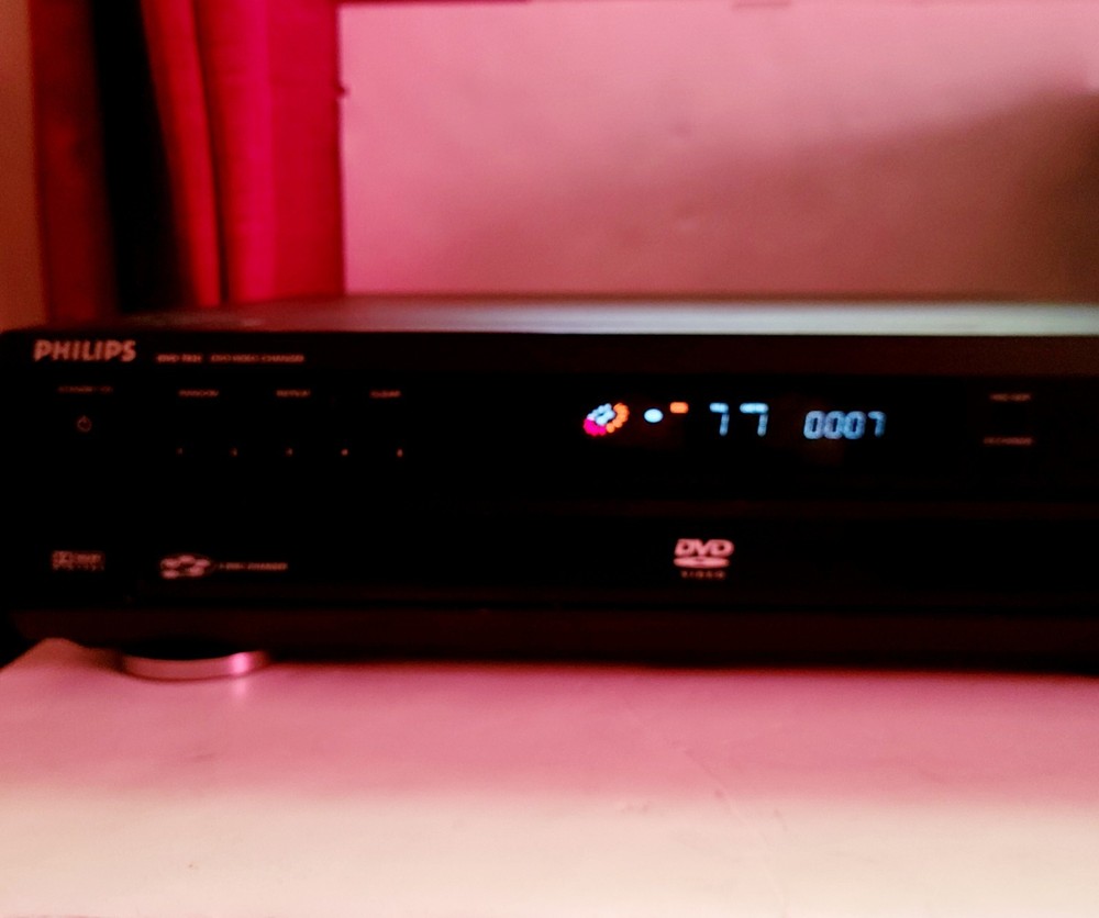 Philips DVD783C Black 5 Disc DVD Video Changer- Tested&Works