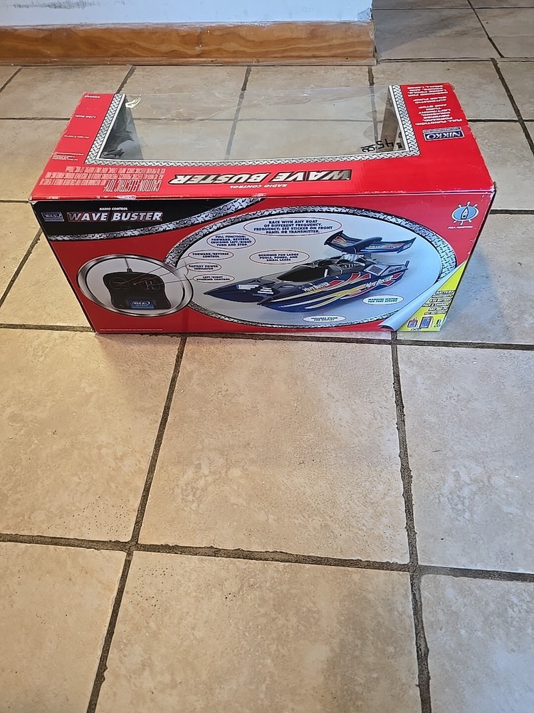 Vintage Wave Buster Nikko Boat with Remote Tested (Please Read)