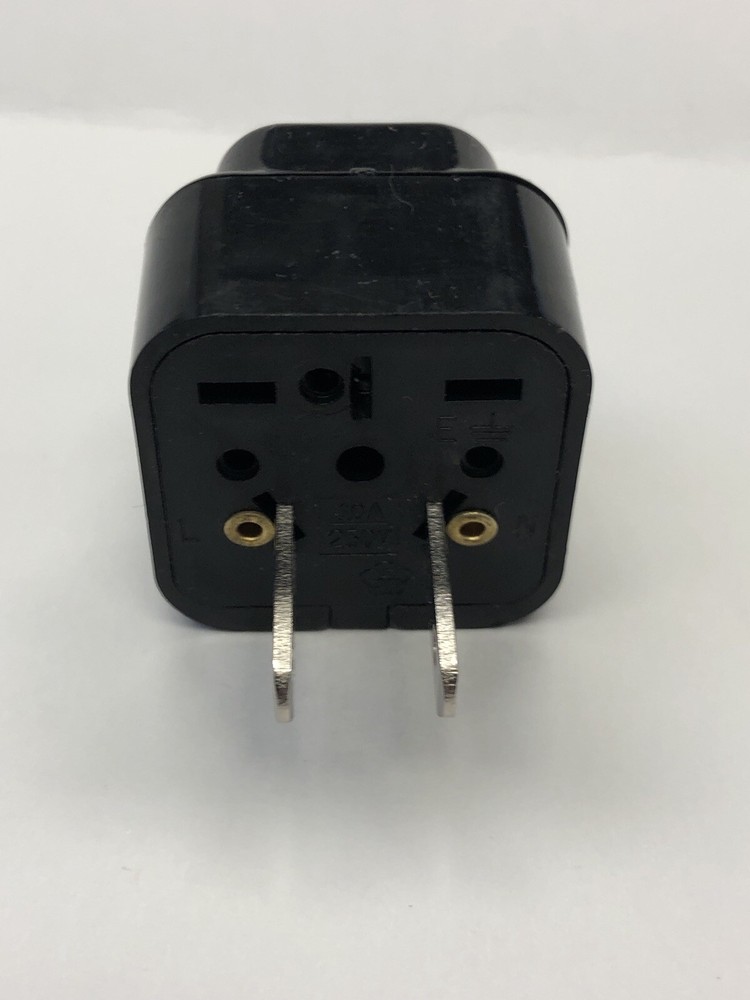 UNIVERSAL WORLDWIDE POWER PLUG ADAPTER 10AMP 250V BY-15