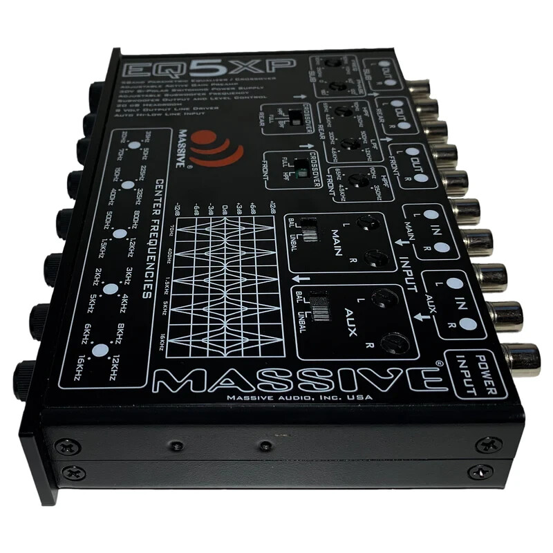 Massive Audio EQ5XP 6-Channel Line Output Converter Equalizer Signal Processor