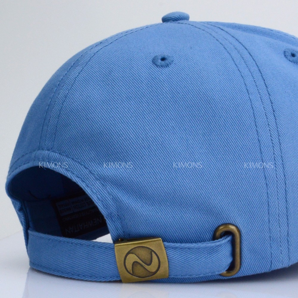 Constructed Cotton Baseball Cap Hat Adjustable Polo Style Plain Solid Men Women