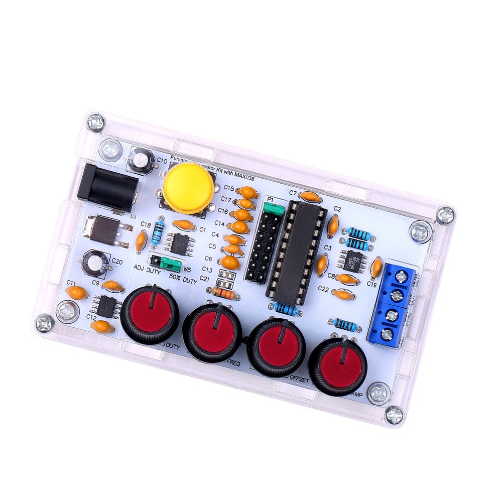 MAX038 Signal Generator DIY Kit 1Hz~20MHz Function Generator Practical Q4L4