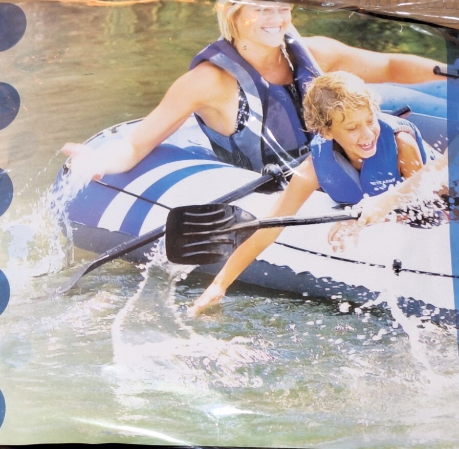 Paddle Oar Combo 73” Paddle Or 2 45” Oars Contoured HP Blades Plastic NISP