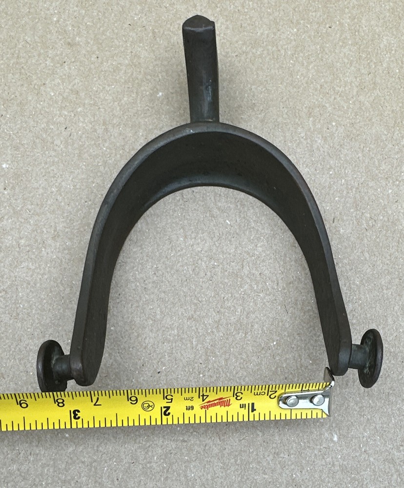 1 Old Western Vintage Single Brass Spur