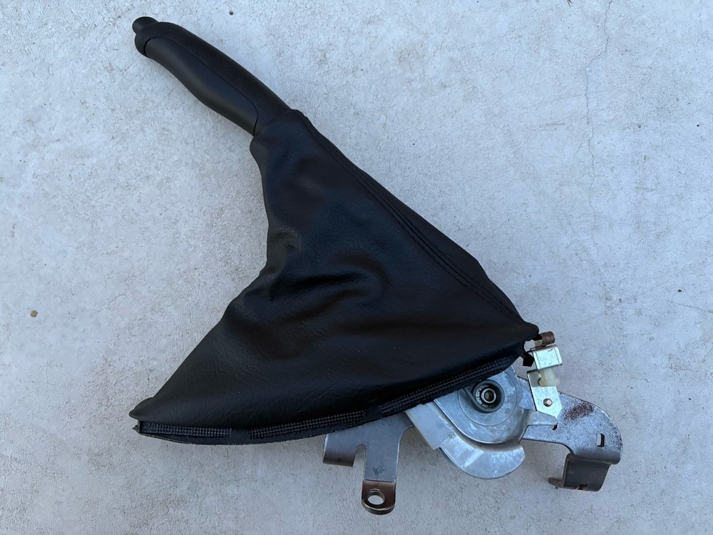 BMW E46 Handbrake E-Brake Emergency Brake Black Leather Assembly OEM