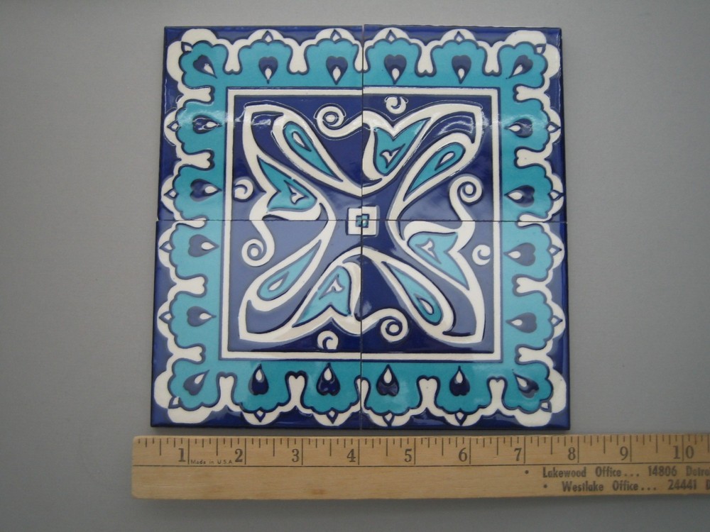 ALTIN DECORATIVE TILES - 4 X 4 - BLUE
