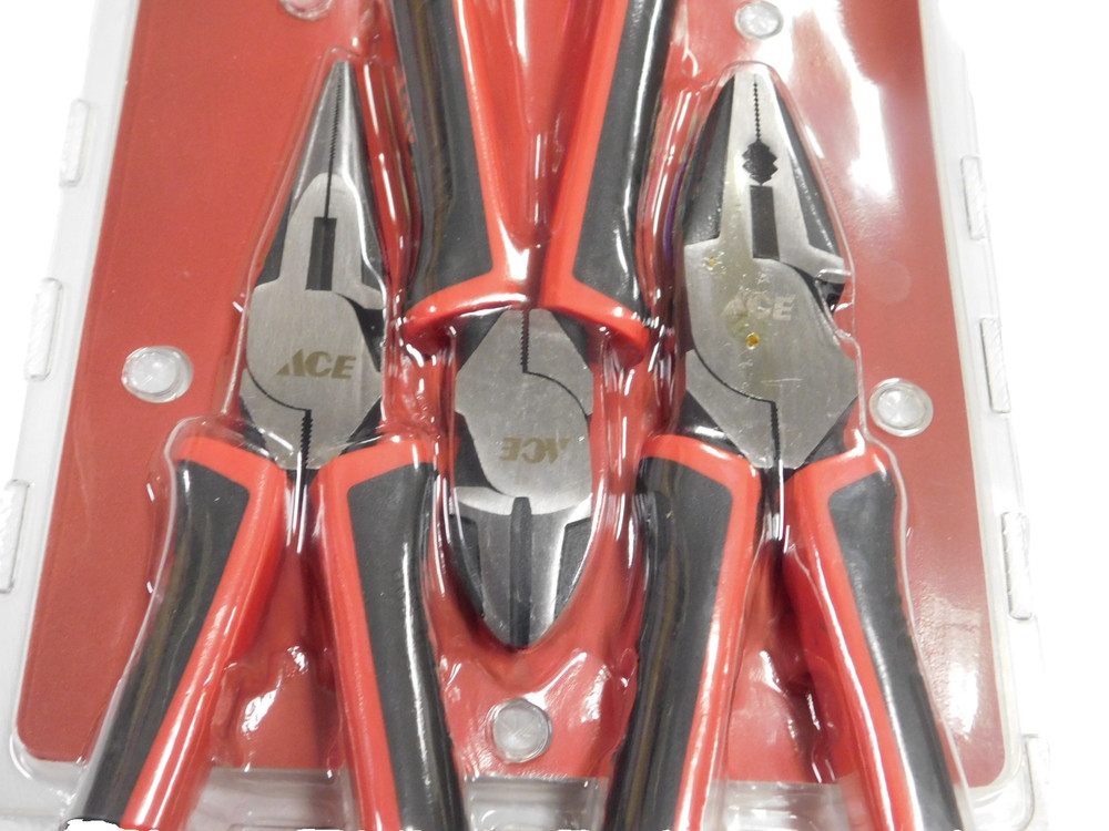 ACE 3 Piece High Leverage Pliers Set