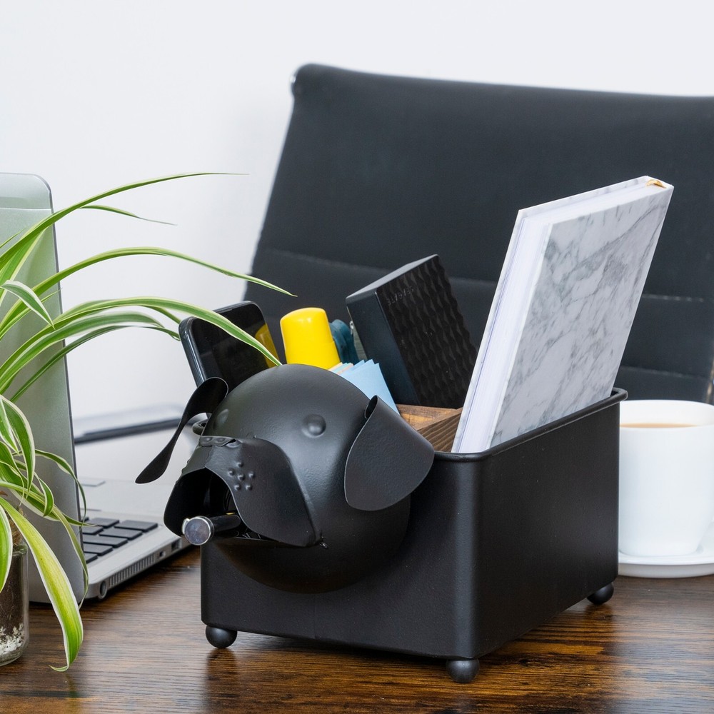 Made Easy Kit Desk Organizer, with Module Compartments (Black Dog)